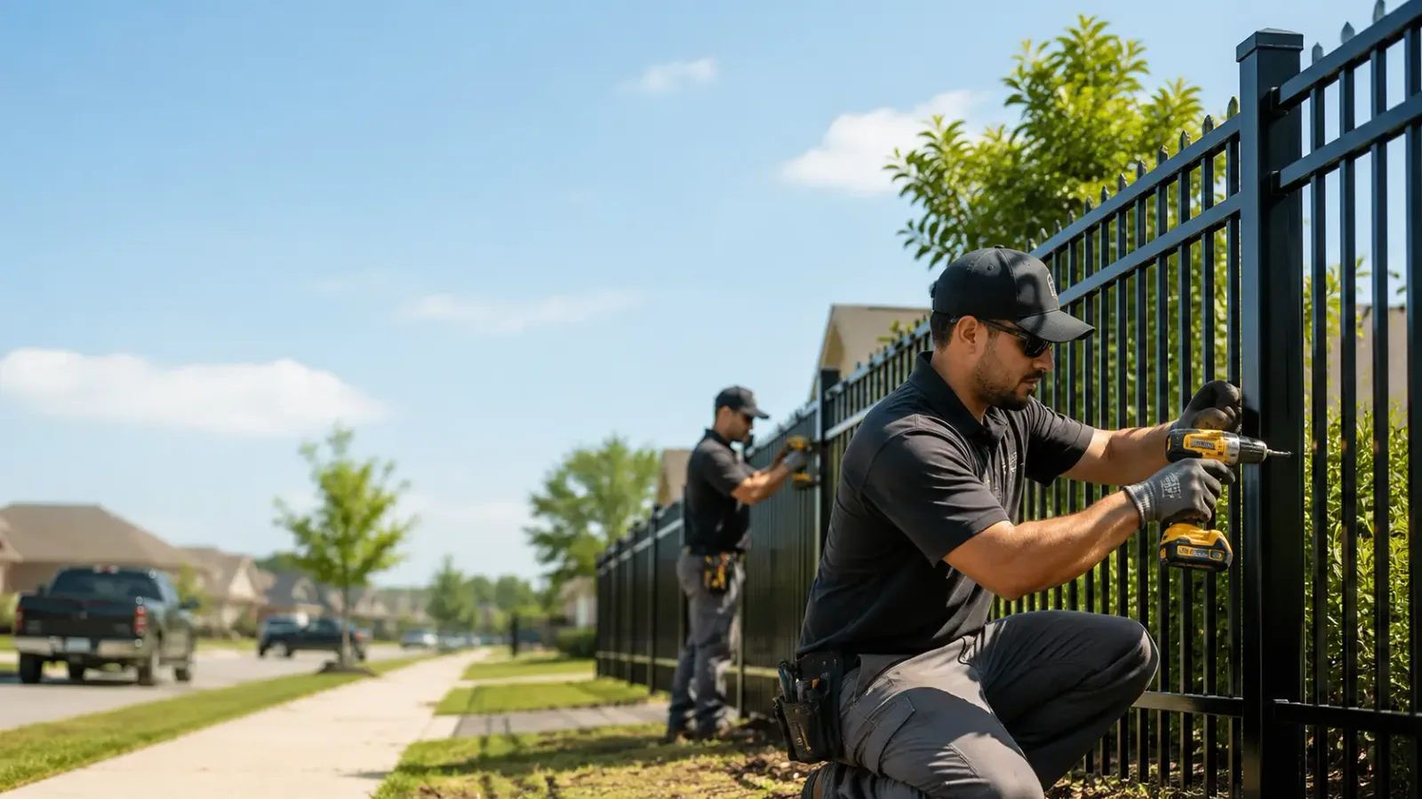 Metal Fence Installation in West Jordan, UT